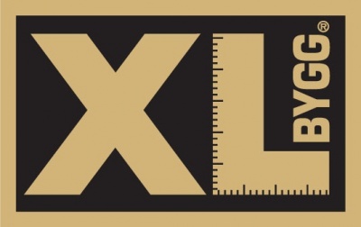 XL-bygg Nihlmarks Trä logotyp