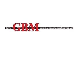 GBM Bandtransport och Miljöservice AB företagslogotyp