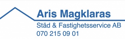 Aris Magklaras Städ & Fastighetsservice AB logotyp