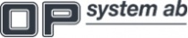 OP System AB logotyp