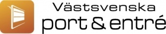 Västsvenska Port & Entré AB logotyp