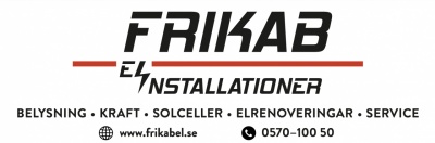 Frikab EL installationer företagslogotyp