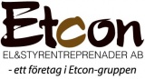 Etcon El & Styrentreprenader AB företagslogotyp