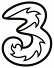 Tre (eng) logotyp
